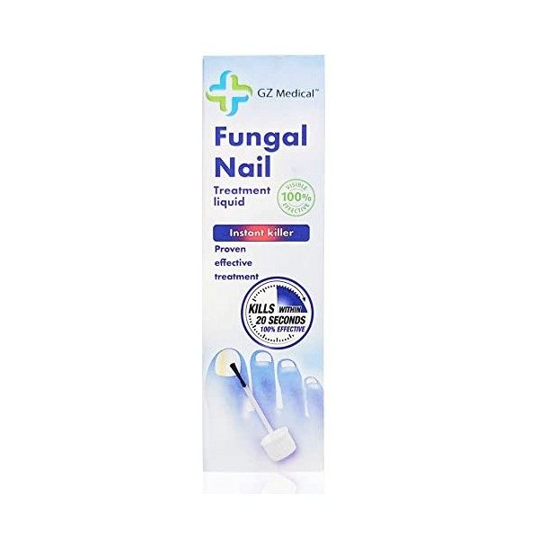 GZ Medical Traitement Réparateur Fongulaire 10ml - Soin Liquide Réparation Ongles - Résultats Rapide et Efficaces