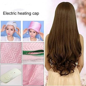 Ruiqas Chapeau chauffant électrique pour cheveux avec 2 températures réglables couleur aléatoire 