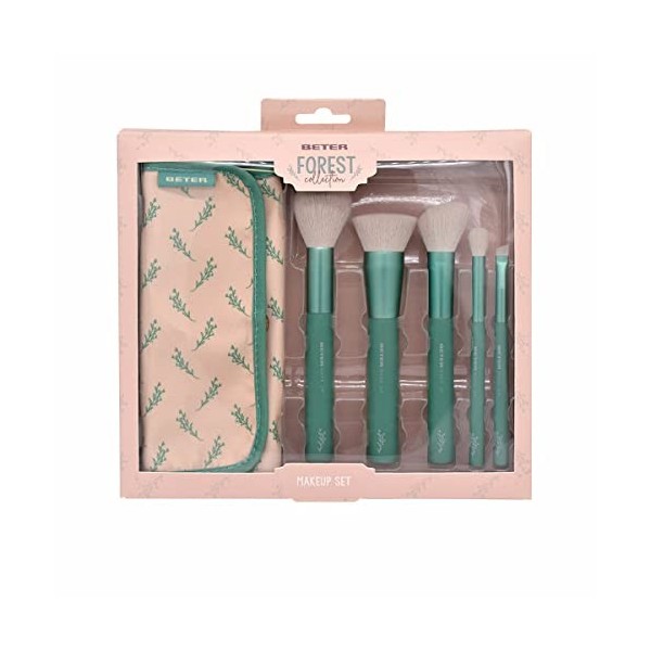 Lot de 6 pinceaux de maquillage Beter Forest Collection