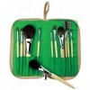 Silk Pro - Kit Maquillage 12 Pinceaux Greenline Ecologique en Trousse