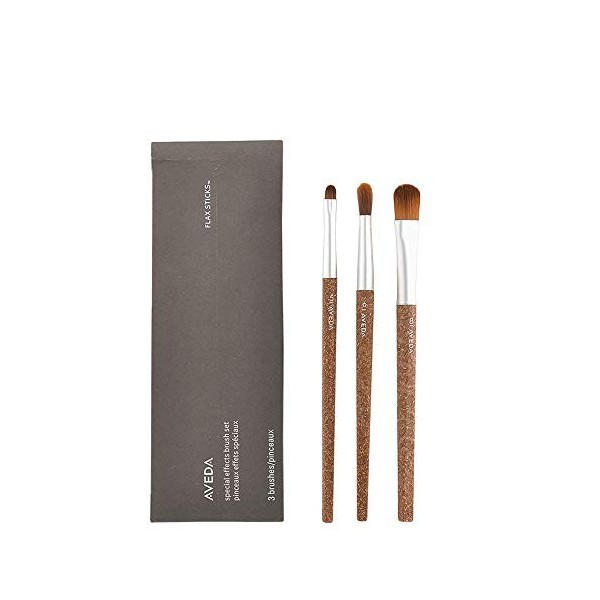 AVEDA Flax Sticks Special Effects Set de pinceaux 05 estompeurs des yeux + 06 contour des yeux + 08 complexion 