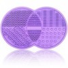 Tapis de nettoyage pour pinceaux de maquillage, brosse de maquillage, tampon de nettoyage pour pinceaux de maquillage, éponge