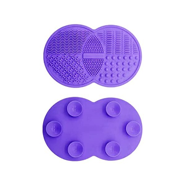 Tapis de nettoyage pour pinceaux de maquillage, brosse de maquillage, tampon de nettoyage pour pinceaux de maquillage, éponge