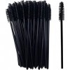 BANSHAN Lot de 50 pinceaux à cils jetables pour maquillage - Noir