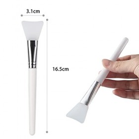 JeoPoom Visage Brosse Masque en Silicone, Pinceaux Masque Visage, pour dApplication Facial Boue ou DIY