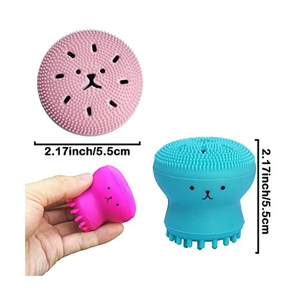 Brosse de nettoyage du visage en silicone, petite brosse de nettoya