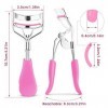 Sibba Recourbe-cils professionnel avec 10 coussinets de rechange en silicone extra pour femmes filles sans pincer ou tirer s