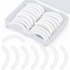 PROUSKY Lot de 30 recharges de recourbe-cils en caoutchouc de silicone pour recourbe-cils universel avec boîte de rangement t