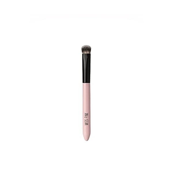 Miss Pink Pinceau de maquillage pour ombre à paupières en poils synthétiques doux – Parfait pour application de fard à paupiè