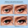 Pinceau eyeliner pour une application précise des lignes définies, de la peinture corporelle ou du visage - Noir