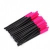 Brosses à Cils en Silicone Baguettes de Mascara 50 Pièces Brosses à Mascara à Cils Jetables Applicateur Outil de beauté de Ma