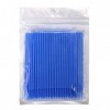 200pcs Extension de Cils Micro Applicateur Brosse Brosse à Cils pour le Maquillage et le Nettoyage bleu 