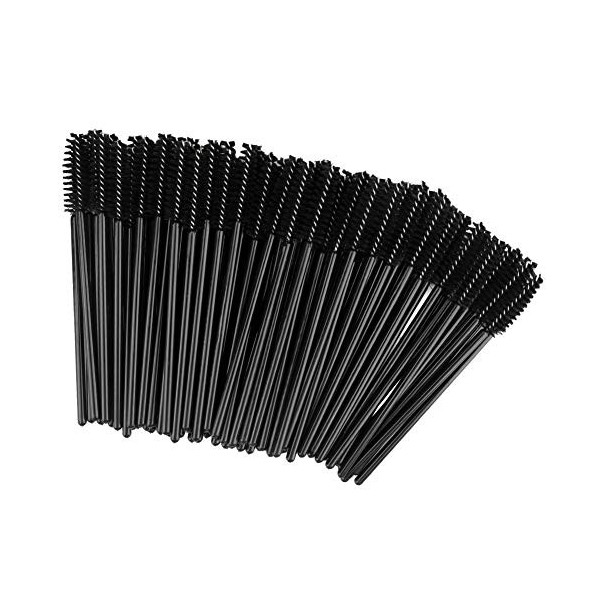 G2PLUS 50PCS Brosses à Cils Jetables,Pinceaux à Cils Jetables,Goupillon Cils,Brosse à Sourcils,Outil de Maquillage Mascara Br