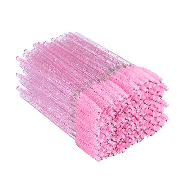 300PCS Brosses à Cils Jetables,Pinceaux à Cils Jetables,Goupillon Cils,Brosse à Sourcils,Outil de Maquillage Mascara Brosse à