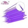 200pcs Extension de Cils Micro Applicateur Brosse Brosse à Cils pour le Maquillage et le Nettoyage Violet 