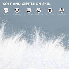 Simpolor Tampons en coton de maquillage, 800 tampons démaquillants ultra fins pour le visage et les lèvres - [Non pelucheux] 