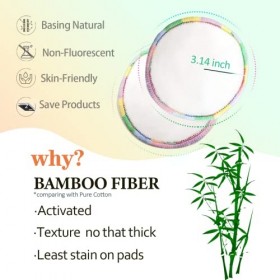 Comffy Coton Demaquillante Reutilisable,Coton Demaquillante Lavable Lingette Demaquillante Visage Disque Demaquillant Lavable