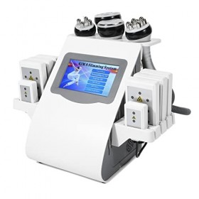 Machine de Cavitation, Machine de Sculpture du Corps 6 en 1 RF 40K Corps Sous Vide Amincissant la Machine Délimination des G