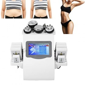 Machine de Cavitation, Machine de Sculpture du Corps 6 en 1 RF 40K Corps Sous Vide Amincissant la Machine Délimination des G