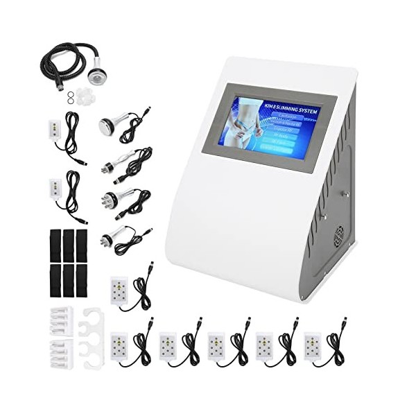 Instrument de beauté multifonction 6 en 1 40 K RF - Brûleur de graisse - Appareil de massage à ultrasons pour enlever la cell