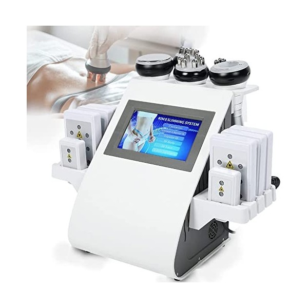 Cavitation Ultrasonique 40K, 5 Dans 1 Machine De Beauté De Cavitation DUltrason, Appareil De Radiofréquence Pour Le Corps Et