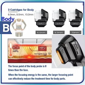 AMiwet Machine De Beauté Hifu 7D avec 7 Têtes Corps Professionnel Amincissant Façonnant Linstrument Délimination des Graiss