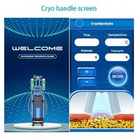 Machine raffermissante 5 en 1 Cryolipolysis 40KRF pour réduction des graisses pour traitement en salon