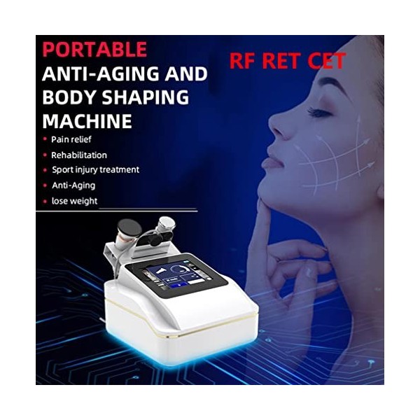 Professional CET Ret Monopolar Machine for Anti Wrinkle Body Slimming Physiotherapy Diathermy Machines