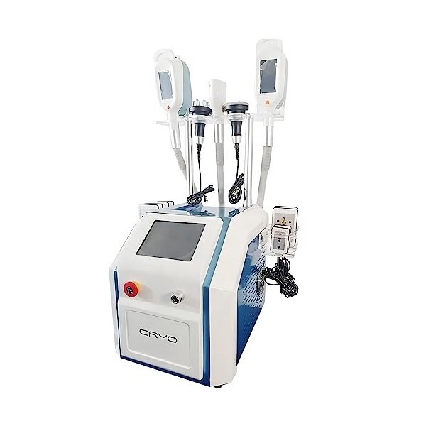 Générique Multifonction 5 en 1 360 Cryolipolyse Fat Freezing Machine avec 8 Lipo Pads 40K Cavitation RF Amincissant Machine p