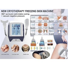 Générique Appareil Massage corporel, Machine congélation Graisse 360 avec 2 poignées Cryo, Machine Portable 360 Cryolipolisis