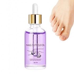 Huile de cuticule, Réparer les Ongles Abîmés Huiles Naturelles, Produit dhuile de soin des ongles doux épaississant et hydra