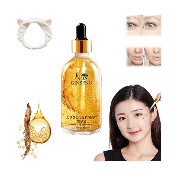 Ginseng Polypeptide Anti-Ageing Essence, Ginseng Essence Water, Ginseng Gold Polypeptide Anti-Ageing Essence, Ginseng Anti Wr