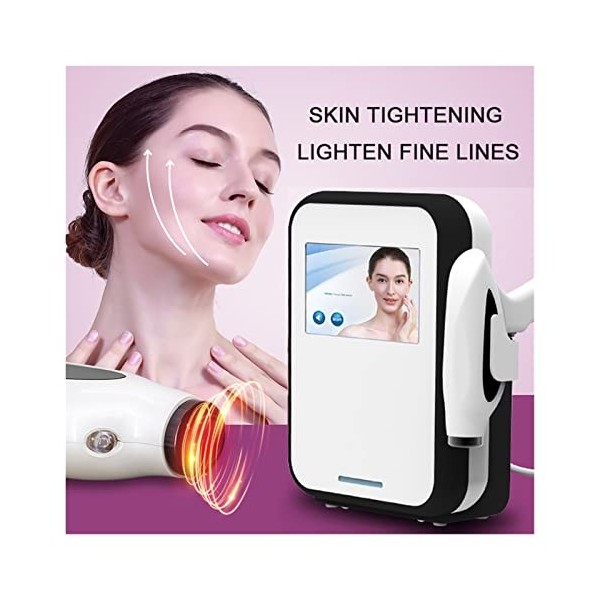 QRANC Machine à radiofréquence à Usage Domestique Appareil de beauté du Visage Lifting du Visage élimination de la Ligne Fine