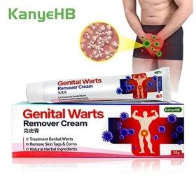 ERYUE crème Anti-verrues,20g Pommade Anti-Verrues Génitales Herbes Naturelles Doux Non Irritant Supprimer Les étiquettes de P