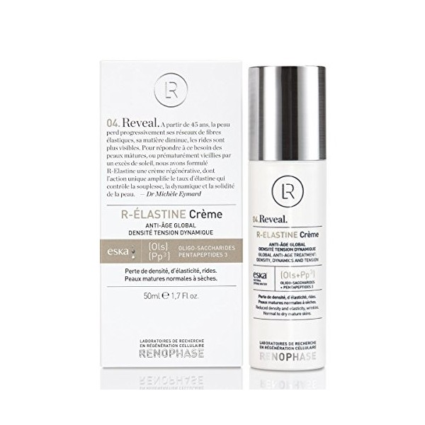 RENOPHASE - R-ELASTINE Crème. LE SOIN ANTI-ÂGE GLOBAL, DENSITɠET TENSION DYNAMIQUE DU VISAGE DES LABORATOIRES RENOPHASE, FORM