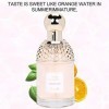 Eau de parfum pour femme, 100ml Spray de Parfum Fruité Élégant de Longue Durée Dame Cadeau pour Femmes de noël Rose 