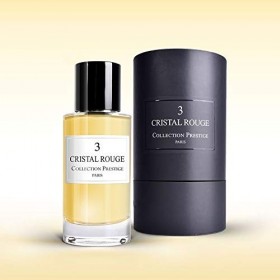 N°3 Cristal Rouge | Collection Prestige edition Privée Rose Paris - Eau de Parfum Haut de Gamme - Made in France