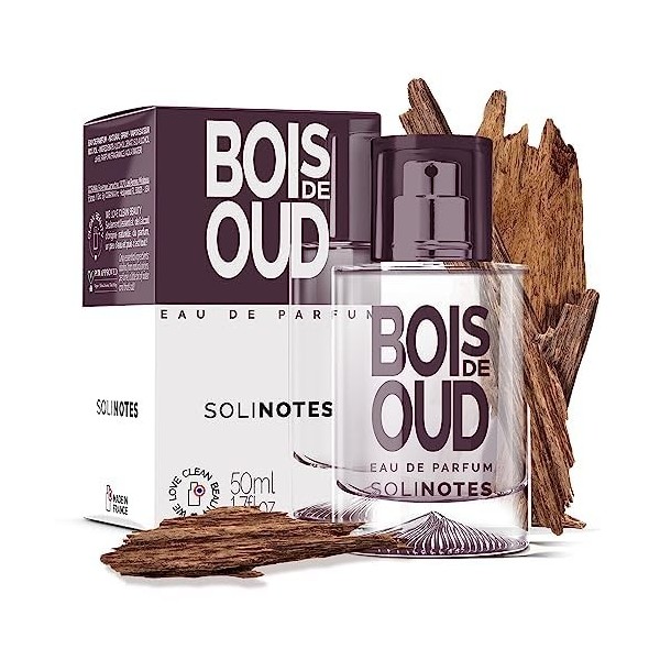 Parfum Femme SOLINOTES Bois de Oud - Eau De Parfum | Fragrance Florale et Apaisante - Cadeau Parfait pour Elle - 50 ml