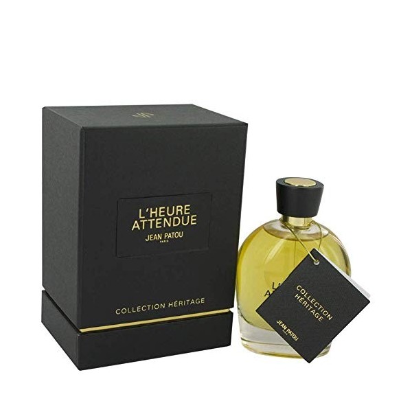 Jean Patou L Heure attendue patrimoine Collection Eau de Toilette Parfumée Vaporisateur pour Femme 100 ml Thé