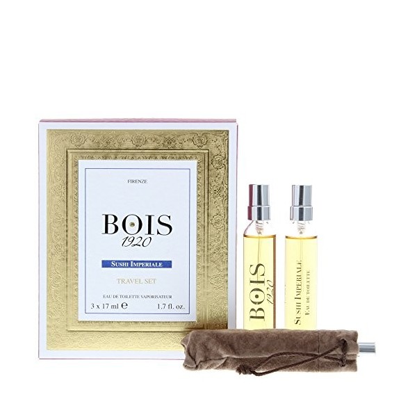 Bois 1920 Sushi impérial SET Voyage Eau de Toilette, Mixte, 3 x 17 ml