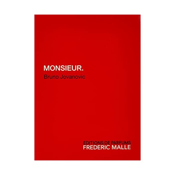 Frederic Malle - Bruno Jovanovic - Monsieur for men 3.4 ounce 100ml NIB 2015 year by Frederic Malle