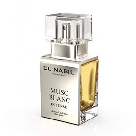 Musc Blanc 15ml INTENSE Eau de Parfum Vaporisateur - Parfum unisexe - El Nabil - avec musc Musk - LIMITED EDITION