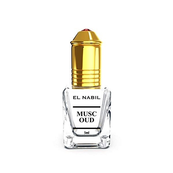 Musc Oud 5ml Parfum Parfum - El Nabil Misk Musc Huile Parfumée pour HOMMES & FEMMES