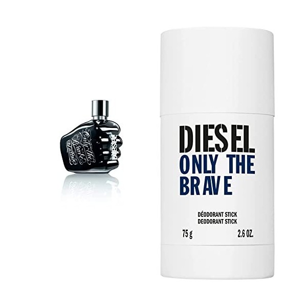 Diesel - Lot de 2 - Only the Brave Tattoo - Eau de Toilette - 125ml + Only the Brave Déodorant Stick - 75g
