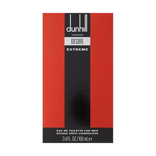 Alfred Dunhill Desire Red Extreme Eau de Toilette Spray pour Homme 3.4 oz 96.39 g