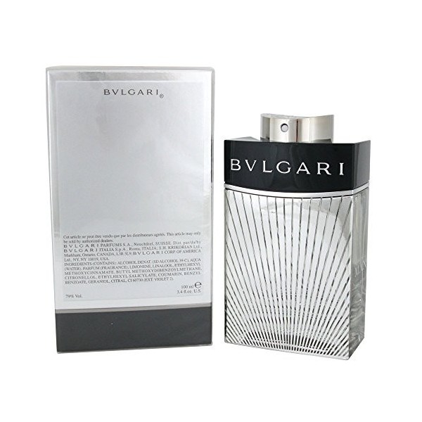 Bulgari Man Eau de Toilette en vaporisateur Silver 100 ml, 1er Pack 1 x 100 ml 