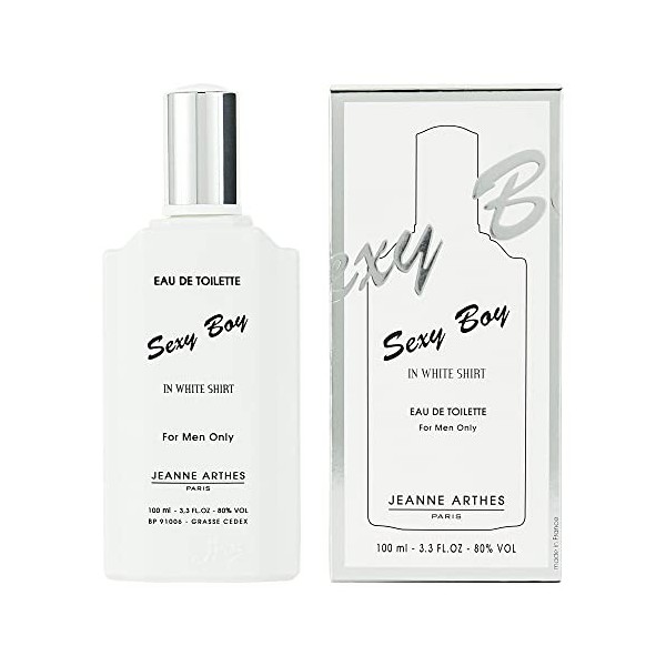 Jeanne Arthes - Sexy Boy in White Shirt - Eau de Toilette - Homme - Fabriqué en France - 100 ml