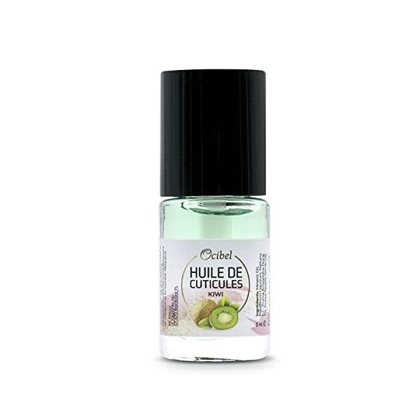 Ocibel France - Huile de cuticule parfumée Kiwi - 5 ml - pour Manucure, Faux Ongles et Nail Art