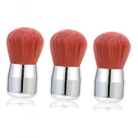Beavorty 3 Pièces Brosse À Poussière À Tête De Applicateurs De Maquillage Pinceau De Fond De Teint Plat Pinceau De Maquillage
