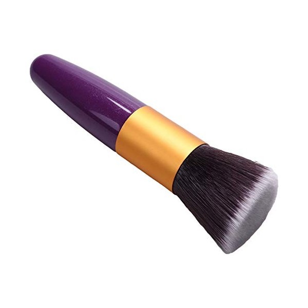 ANSO Pinceaux de maquillage violets pour poudre, fard à joues, fond de teint, pinceau cosmétique, kit doutils de maquillage 